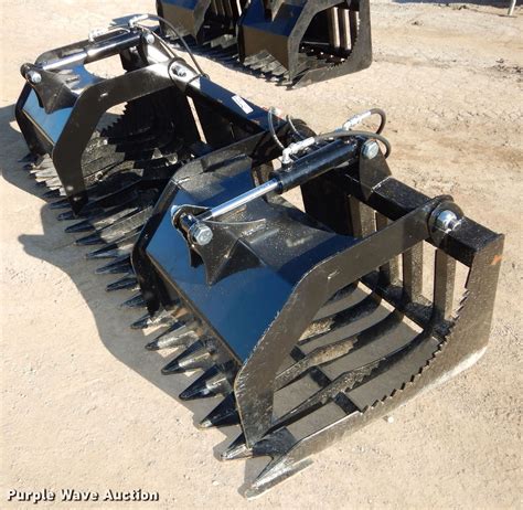 duckbill gravel buckets skid steer|rock grapple bucket skid steer.